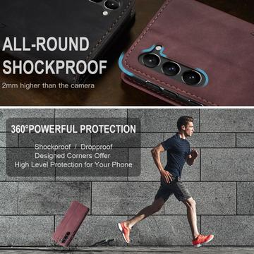 Samsung Galaxy S24 Caseme 013 Series Pung - Rød