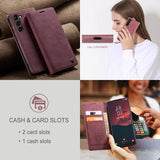 Samsung Galaxy S24 Caseme 013 Series Pung - Rød