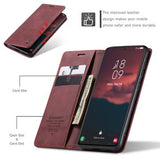 Samsung Galaxy S24 Caseme 013 Series Pung - Rød