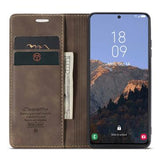 Samsung Galaxy S24 Caseme 013 Series Pung - Kaffe