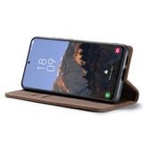 Samsung Galaxy S24 Caseme 013 Series Pung - Kaffe