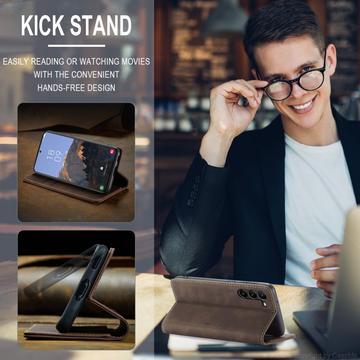 Samsung Galaxy S24 Caseme 013 Series Pung - Kaffe