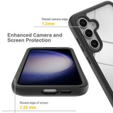 Samsung Galaxy S24 FE 360 Beskyttelse Cover - Blå / Klar