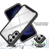 Samsung Galaxy S24 FE 360 Beskyttelse Cover - Blå / Klar