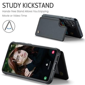 Samsung Galaxy S24 FE Caseme C22-etui RFID-kortpung - Sort