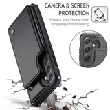 Samsung Galaxy S24 FE Caseme C22-etui RFID-kortpung - Sort