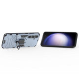 Samsung Galaxy S24 FE Hybrid Cover med Ring Holder - Blå
