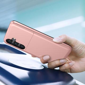 Samsung Galaxy S24 FE Hybrid Cover med Glidekortholder - Sølv