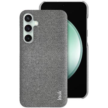 Samsung Galaxy S24 FE Imak Ruiyi Hybrid Cover - Karbonfiber - Lysegrå