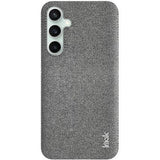 Samsung Galaxy S24 FE Imak Ruiyi Hybrid Cover - Karbonfiber - Lysegrå
