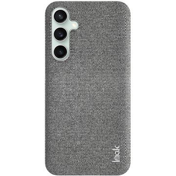 Samsung Galaxy S24 FE Imak Ruiyi Hybrid Cover - Karbonfiber - Lysegrå