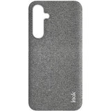 Samsung Galaxy S24 FE Imak Ruiyi Hybrid Cover - Karbonfiber - Lysegrå