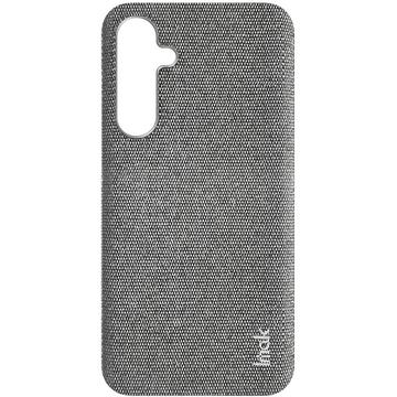 Samsung Galaxy S24 FE Imak Ruiyi Hybrid Cover - Karbonfiber - Lysegrå