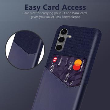 Samsung Galaxy S24 FE KSQ Cover med Kortholder - Blå