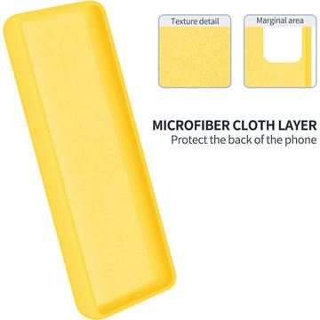 Samsung Galaxy S24 FE Liquid Silikone Cover med Strop - Gul