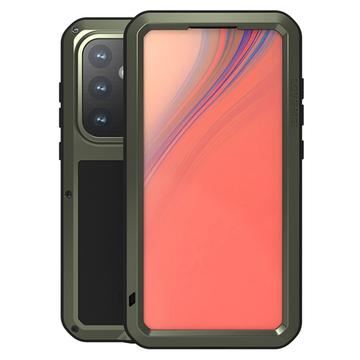 Samsung Galaxy S24 FE Love Mei Powerful Hybrid Cover - Grøn