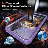 Samsung Galaxy S24 FE Magnetisk Cover med Skærmbeskyttelse Hærdet Glas - MagSafe-kompatibel - Lilla