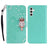 Samsung Galaxy S24 FE Ugle Rhinsten Pung - Cyan