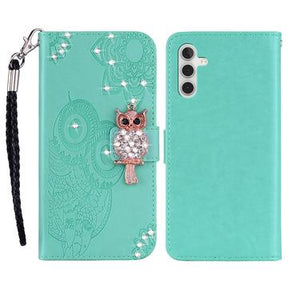 Samsung Galaxy S24 FE Ugle Rhinsten Pung - Cyan