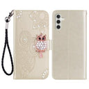 Samsung Galaxy S24 FE Ugle Rhinsten Pung - Guld