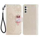 Samsung Galaxy S24 FE Ugle Rhinsten Pung - Guld