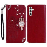 Samsung Galaxy S24 FE Ugle Rhinsten Pung - Rød