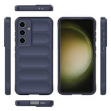 Samsung Galaxy S24 FE Rugged TPU Cover - Mørkeblå