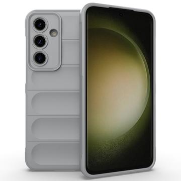 Samsung Galaxy S24 FE Rugged TPU Cover - Lysegrå
