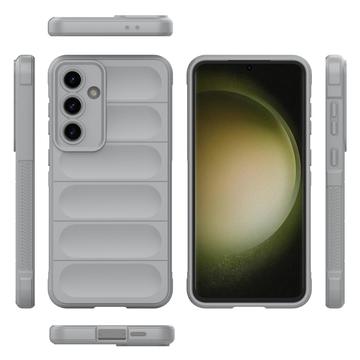 Samsung Galaxy S24 FE Rugged TPU Cover - Lysegrå