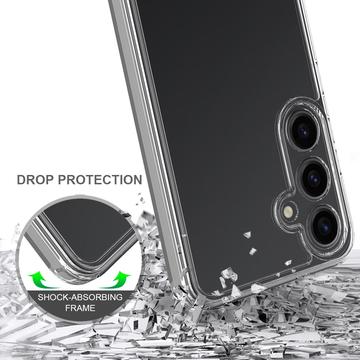 Samsung Galaxy S24 FE Ridsefast Hybrid Cover - Gennemsigtig