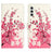 Samsung Galaxy S24 FE Style Series Pung Taske - Pink Blomster