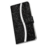Samsung Galaxy S24 FE Stilfuldt glitteretui - sort