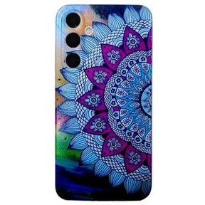 Samsung Galaxy S24 FE Stilfuld Ultra-Slim TPU Cover - Mandala blomst