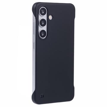 Samsung Galaxy S24 Plastik Cover Uden Sider - Sort