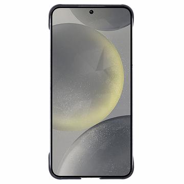 Samsung Galaxy S24 Plastik Cover Uden Sider - Sort
