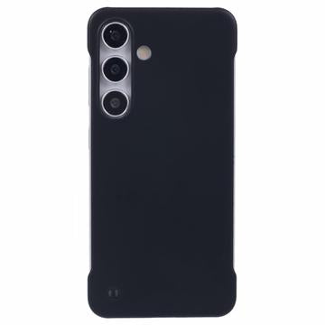 Samsung Galaxy S24 Plastik Cover Uden Sider - Sort