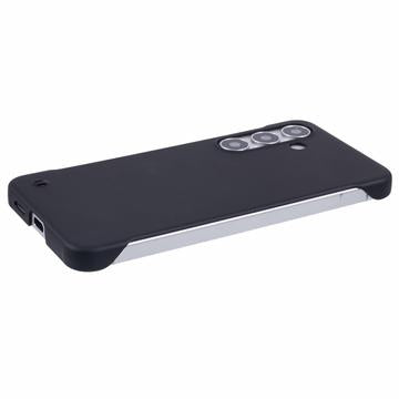 Samsung Galaxy S24 Plastik Cover Uden Sider - Sort