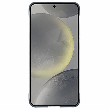 Samsung Galaxy S24 Plastik Cover Uden Sider - Mørkegrøn