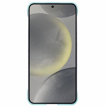 Samsung Galaxy S24 Plastik Cover Uden Sider - Lyse Cyan