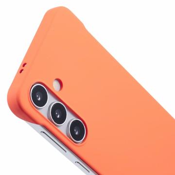 Samsung Galaxy S24 Plastik Cover Uden Sider - Orange