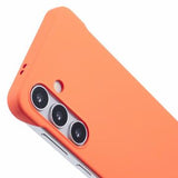 Samsung Galaxy S24 Plastik Cover Uden Sider - Orange