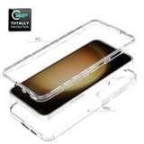 Samsung Galaxy S24 Gradient Series Hybrid Cover - Sort / Gennemsigtig