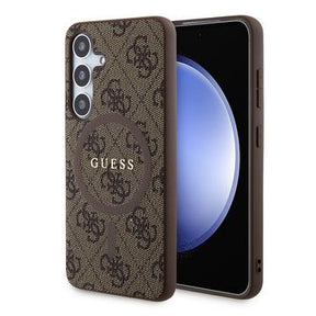 Samsung Galaxy S24 Guess 4G farvet ringetui - MagSafe-kompatibel - brun