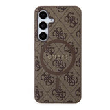 Samsung Galaxy S24 Guess 4G farvet ringetui - MagSafe-kompatibel - brun