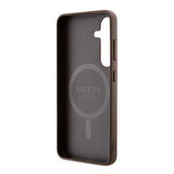 Samsung Galaxy S24 Guess 4G farvet ringetui - MagSafe-kompatibel - brun