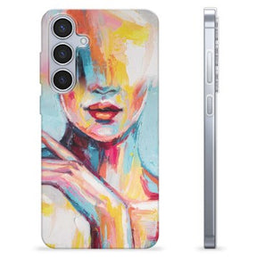 Samsung Galaxy S24+ TPU Cover - Abstrakt Portræt