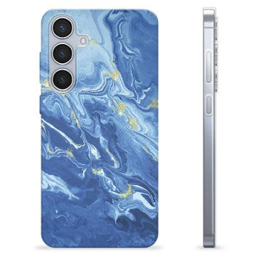 Samsung Galaxy S24+ TPU Cover - Farverig Marmor