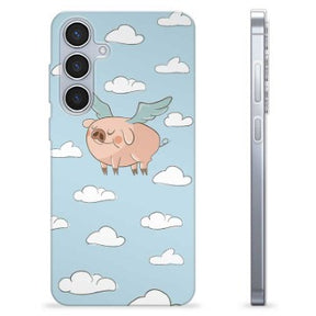 Samsung Galaxy S24+ TPU Cover - Flyvende Gris
