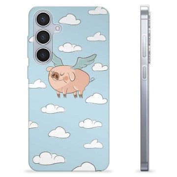 Samsung Galaxy S24+ TPU Cover - Flyvende Gris
