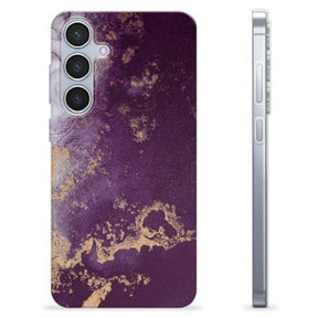 Samsung Galaxy S24+ TPU Cover - Gylden Plomme